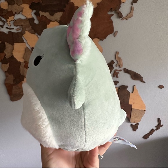 SQUISHMALLOWS “Chaseman” Axolotl 11” Sage Green Plush - Picture 3 of 8